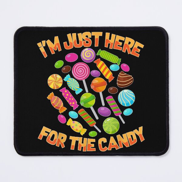 Item preview, I'm Just Here For The Candy Funny Halloween Pun designed and sold by GalenoHenley.
