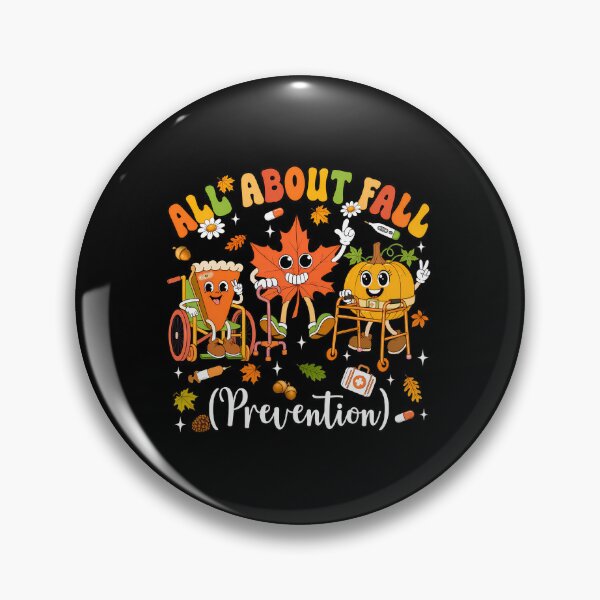 Item preview, All About Fall Prevention Pie Leaf Pumpkin Retro designed and sold by SoyLamderma.
