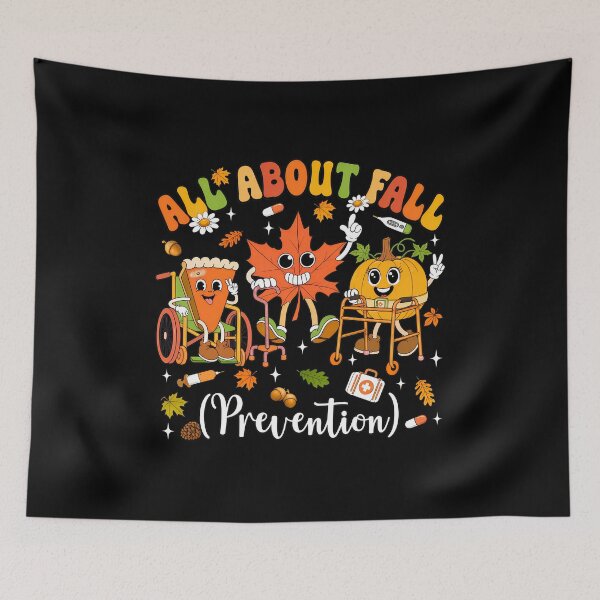 Item preview, All About Fall Prevention Pie Leaf Pumpkin Retro designed and sold by SoyLamderma.