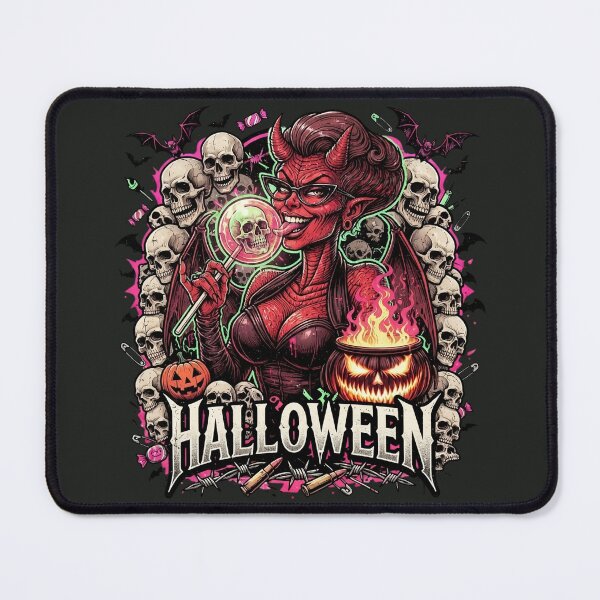 Item preview, Halloween She Devil Lollipop Skulls Cauldron designed and sold by Voodoo Store Paranormal Collections.