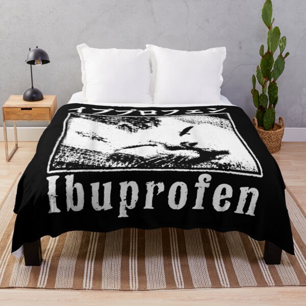 Item preview, Ibuprofen Japanese Cat Meme designed and sold by LizzyKeiko.
