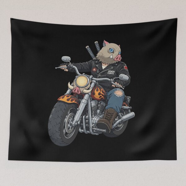 Item preview, Inosuke Biker designed and sold by ZanderFlowers.