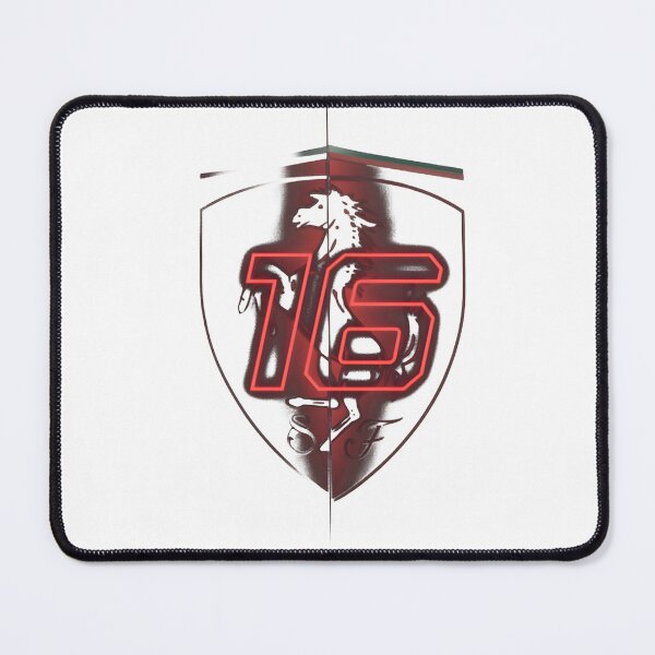 Item preview, Charles Leclerc Inspired Dark Ferrari Prancing Horse Racing Design designed and sold by Matt Parkinson.