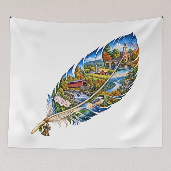 Item preview, Pennsylvania Heritage Feather designed and sold by Whimspired By Paxx.
