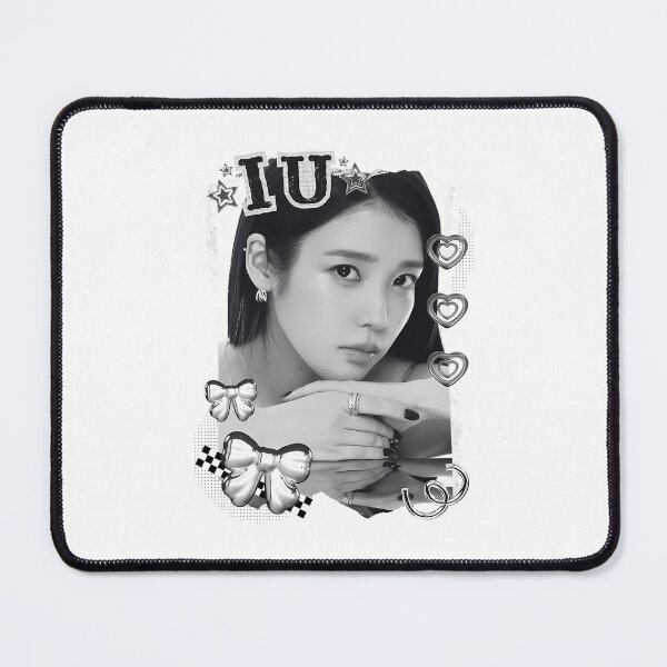 Item preview, Iu Kpop Solo Artist Black And White Collage Digital Art Portrait designed and sold by fancydesigner19.