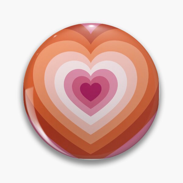 Item preview, Subtle lesbian pride heart flag designed and sold by BoxyFox.