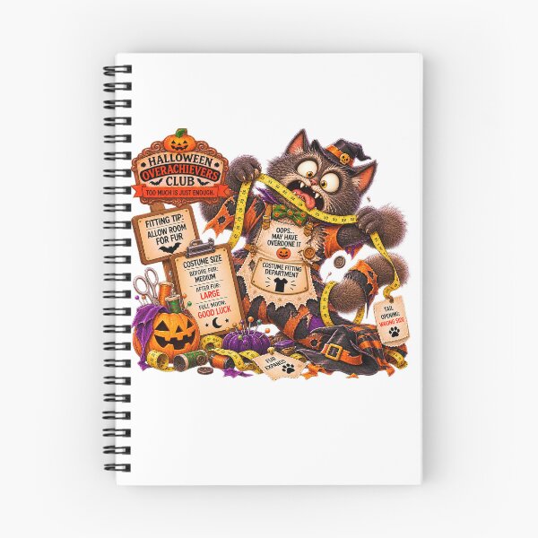 Item preview, ⚡HALLOWEEN OVERACHIEVERS CLUB - Werecat's Costume Fitting Department Chaos designed and sold by WheelieGdArt.