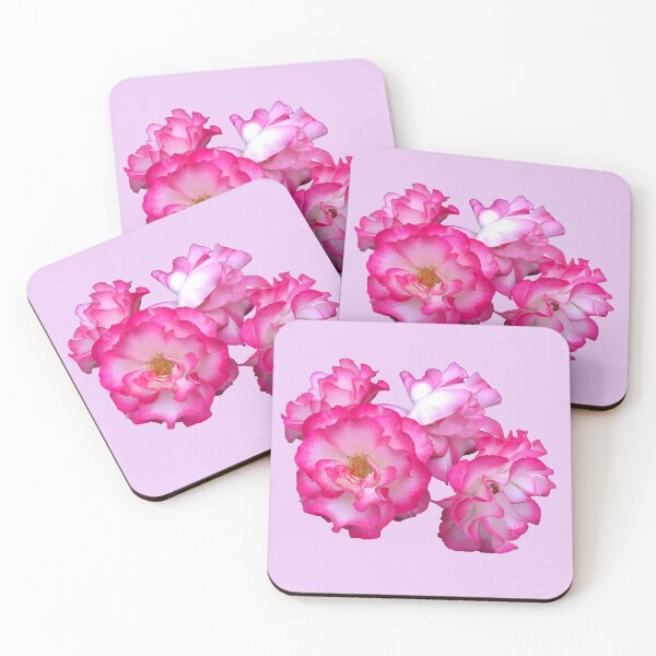 Item preview, Pink and white roses, flowers designed and sold by EleniA8.