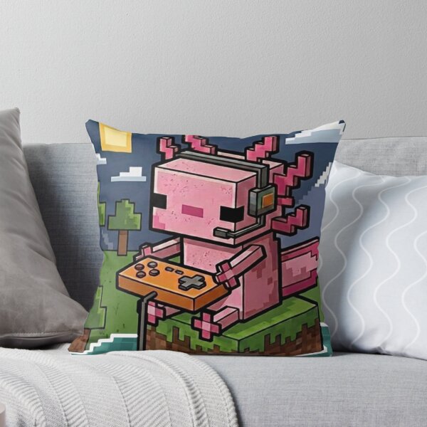 Item preview, Pixel Art Axolotl Gamer Mine Inspired designed and sold by dschiffer12.