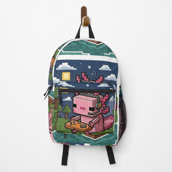 Item preview, Pixel Art Axolotl Gamer Mine Inspired designed and sold by dschiffer12.