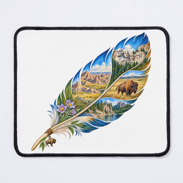 Item preview, South Dakota Wild West Feather designed and sold by Whimspired By Paxx.