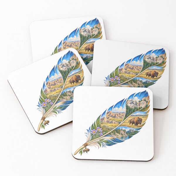 Item preview, South Dakota Wild West Feather designed and sold by Whimspired By Paxx.