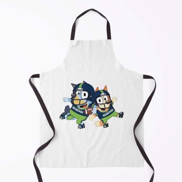 Item preview, Seattle Seahawks Inspired Bluey Kids Cute Game Day Design designed and sold by DBZFans.