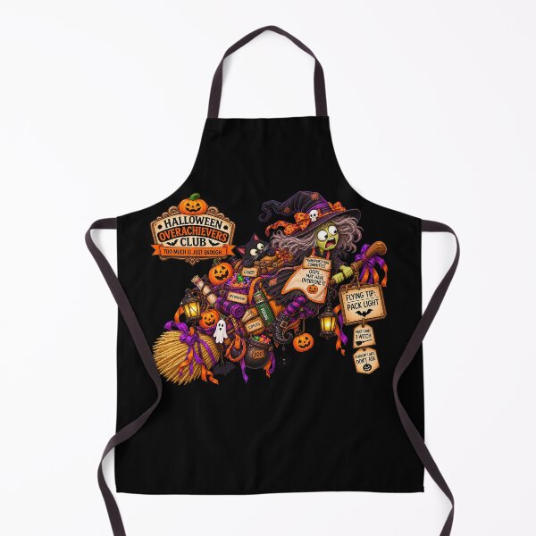 Item preview, ⚡HALLOWEEN OVERACHIEVERS CLUB - Willa Witch's Transportation Commitee - dark version designed and sold by WheelieGdArt.
