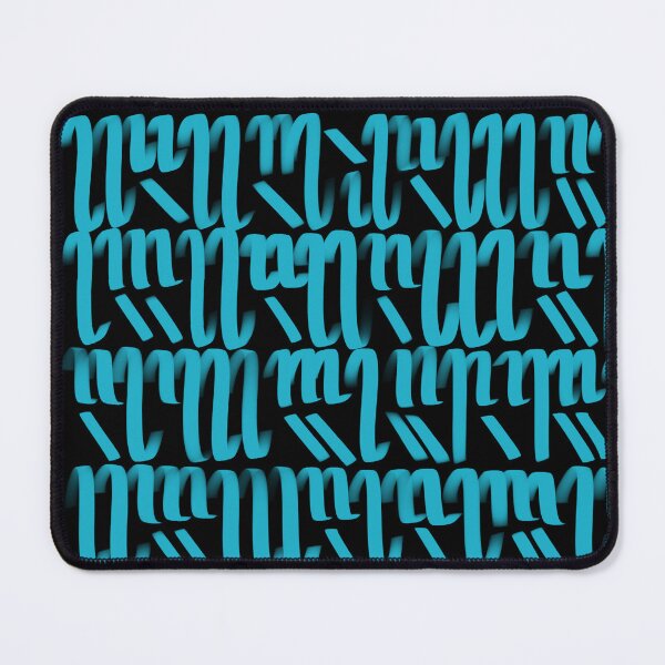 Item preview, Cyan lettering pattern designed and sold by rogerhoyosp.