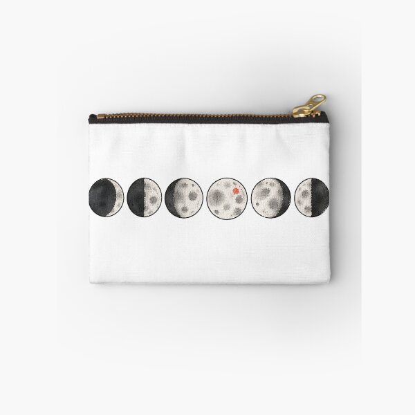 Item preview, Moon Phases Black and White Ink Watercolor Art designed and sold by Jessie's Palette.