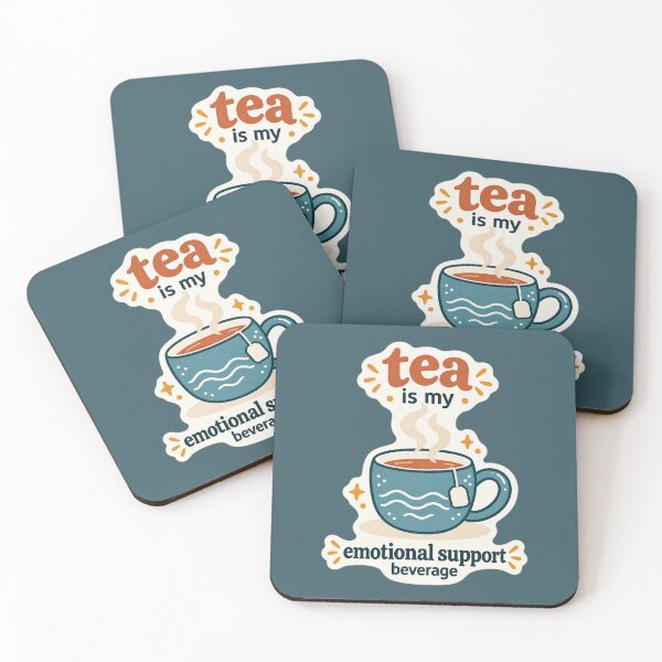 Item preview, Tea is my emotional support beverage designed and sold by Momo007.