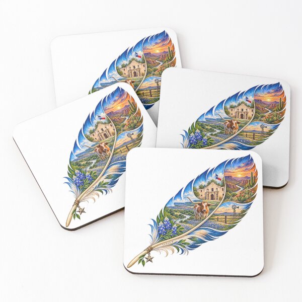 Item preview, Texas Lone Star Feather designed and sold by Whimspired By Paxx.