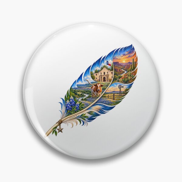 Item preview, Texas Lone Star Feather designed and sold by Whimspired By Paxx.