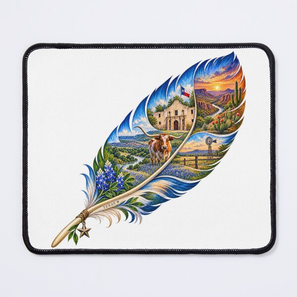 Item preview, Texas Lone Star Feather designed and sold by Whimspired By Paxx.