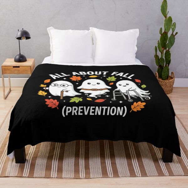 Item preview, All About Fall Prevention Ghost Humor Autumn designed and sold by SoyLamderma.