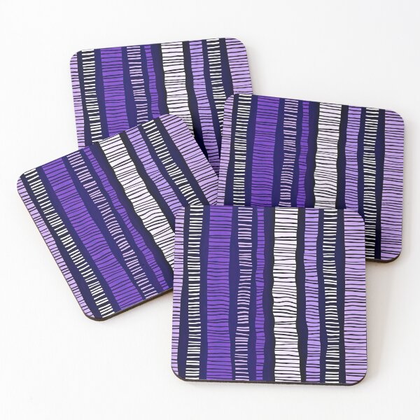 Item preview, Modern Purple And Lilac Vertical Striped Bars Design  designed and sold by DEC02.