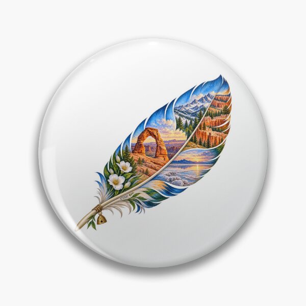 Item preview, Utah Red Rock Feather designed and sold by Whimspired By Paxx.