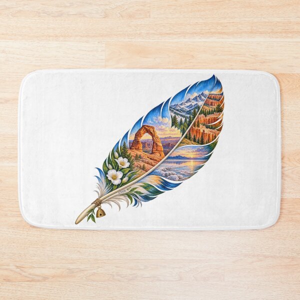 Item preview, Utah Red Rock Feather designed and sold by Whimspired By Paxx.