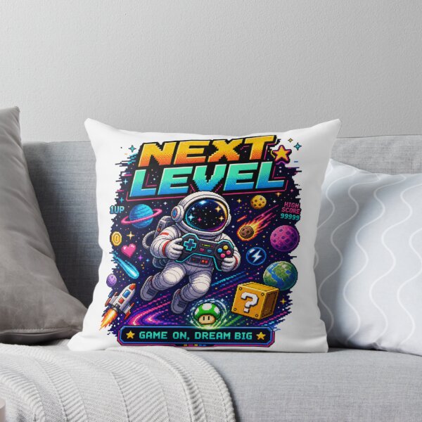 Item preview, Game On Dream Big - Retro Pixel Art Astronaut Gamer designed and sold by ZayCreates.