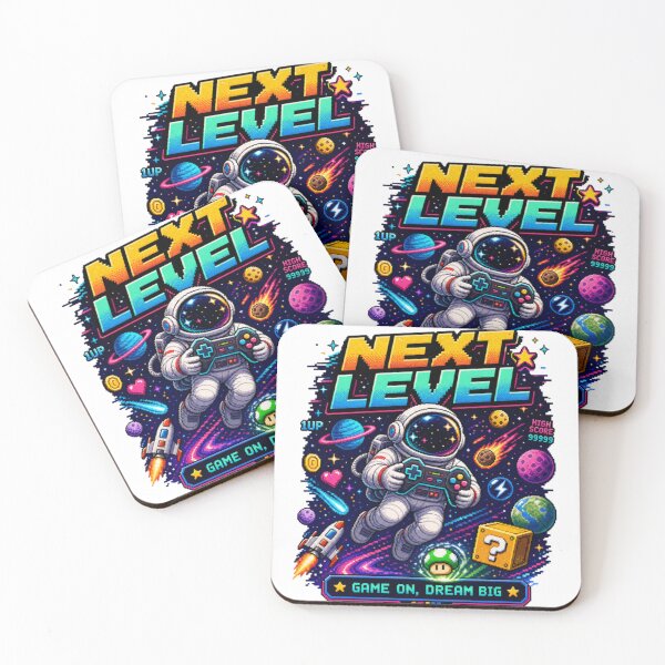Item preview, Game On Dream Big - Retro Pixel Art Astronaut Gamer designed and sold by ZayCreates.