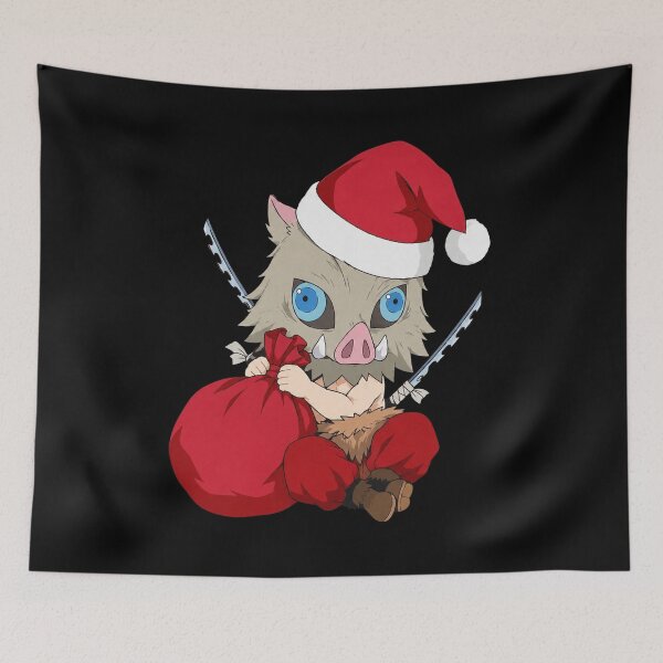 Item preview, Inosuke Hashibira Christmas designed and sold by ZanderFlowers.