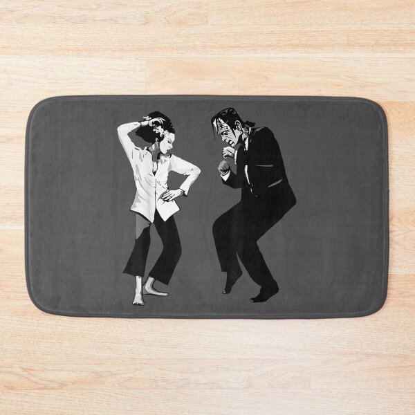 Item preview, Retro Funny Frankenstein Monster and Bride Dancing Halloween  designed and sold by River Silva.