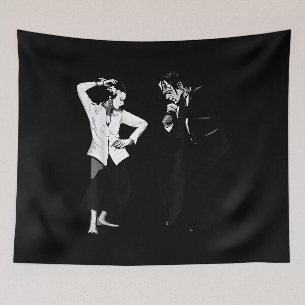 Item preview, Retro Funny Frankenstein Monster and Bride Dancing Halloween  designed and sold by River Silva.
