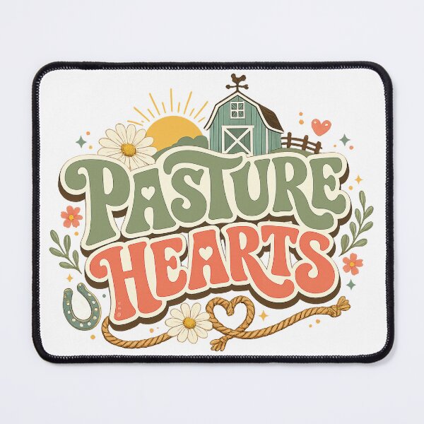 Item preview, Pasture Hearts Rustic Country Farmhouse Barn Floral Western Art Design designed and sold by inkoutninja.