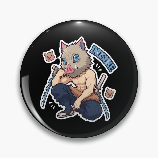 Item preview, Inosuke Hashibira Chibi designed and sold by ZanderFlowers.
