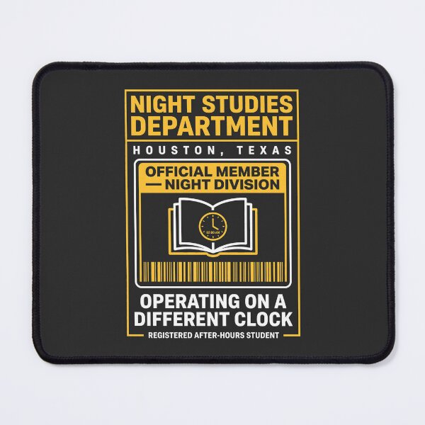 Item preview, Night Studies Department Late Night Student Humor designed and sold by SplashTastic.