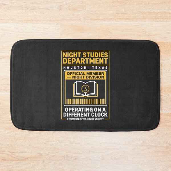 Item preview, Night Studies Department Late Night Student Humor designed and sold by SplashTastic.
