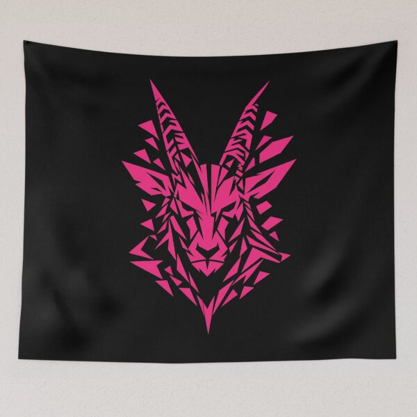 Item preview, Pink & Purple Abstract Springbok Wildlife Graphic designed and sold by JonelCrafts.