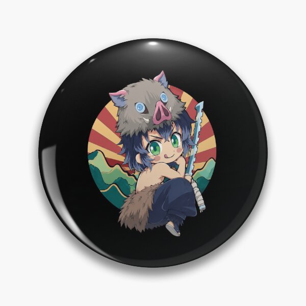 Artikelvorschau, Inosuke Hashibira Chibi entworfen und verkauft von ZanderFlowers.