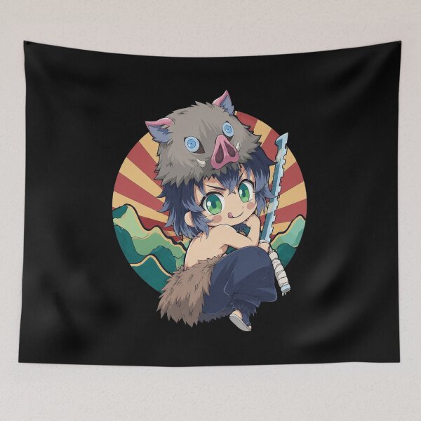 Item preview, Inosuke Hashibira Chibi designed and sold by ZanderFlowers.