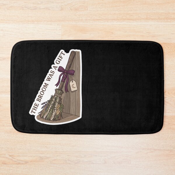 Item preview, The Broom Was a Gift — Witchy Herb Besom Art designed and sold by TheCalmEdit.
