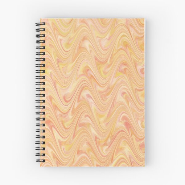 Item preview, Marbling Abstract Orange Yellow designed and sold by ArtbyDebbieC.