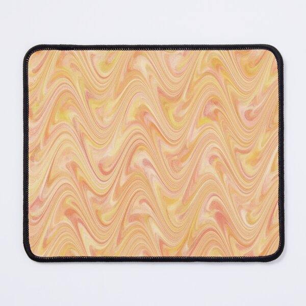 Item preview, Marbling Abstract Orange Yellow designed and sold by ArtbyDebbieC.