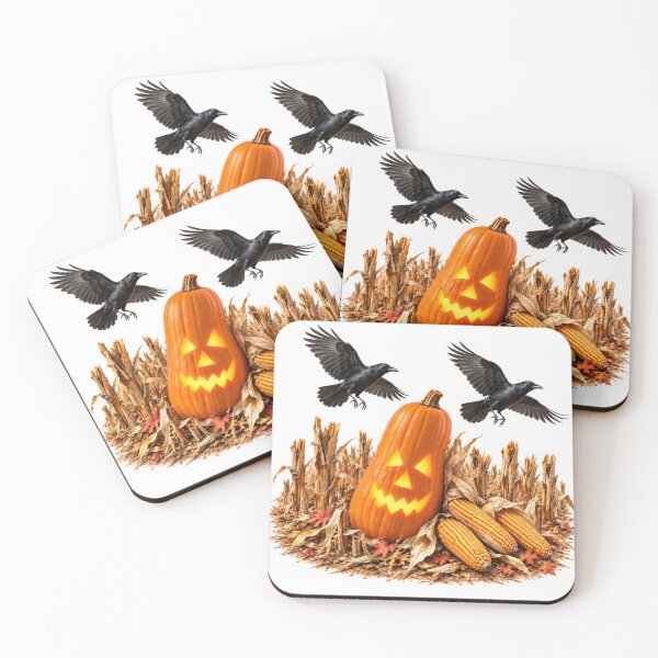 Item preview, Halloween Harvest with Ravens designed and sold by DansCreations42.