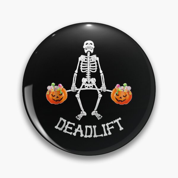 Item preview, Skeleton Dead Lift Candy Buckets Gym Workout Halloween  designed and sold by HarinDonreka.
