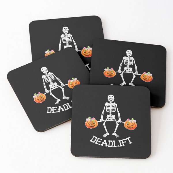 Item preview, Skeleton Dead Lift Candy Buckets Gym Workout Halloween  designed and sold by HarinDonreka.