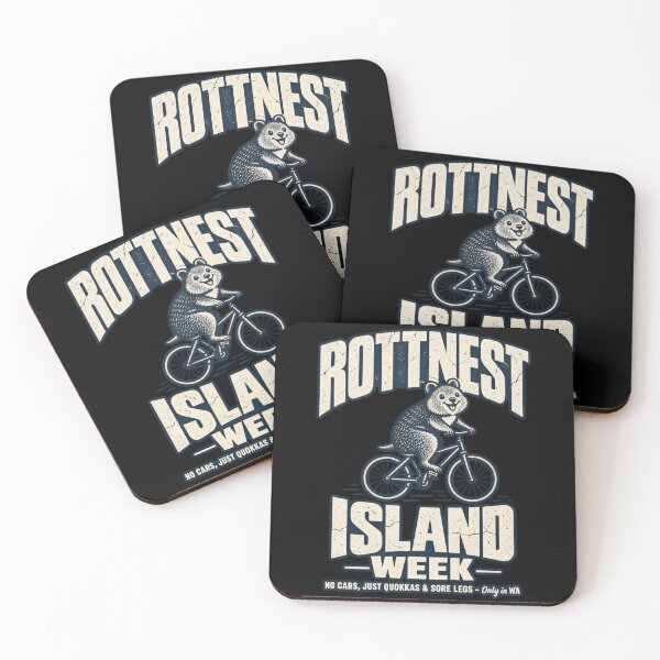 Item preview, Rottnest Island Quokka Bike Ride Funny Cycling designed and sold by Yellowriversss.