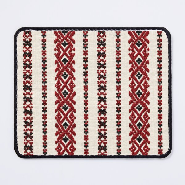 Item preview, Traditional Rustic Style Folk Embroidery in Red and Black designed and sold by DansCreations42.