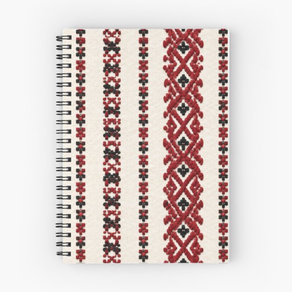Item preview, Traditional Rustic Style Folk Embroidery in Red and Black designed and sold by DansCreations42.