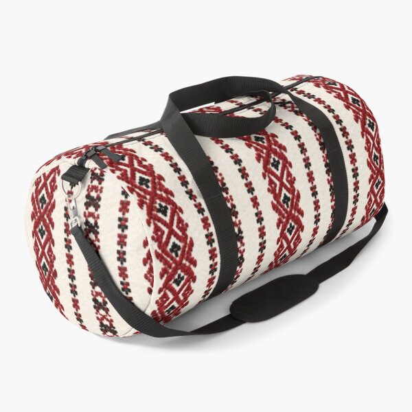 Item preview, Traditional Rustic Style Folk Embroidery in Red and Black designed and sold by DansCreations42.